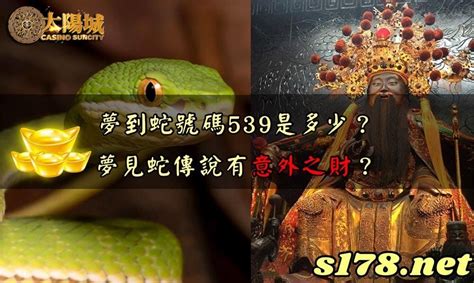 蛇幾號|【蛇號碼】直擊蛇號碼539先知秘碼！意外之財真的來。